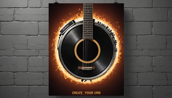 Créez votre affiche musique personnalisée en un clin d'œil!