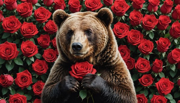 L'ours en roses : un geste d'amour à chaque occasion